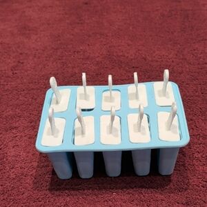 Blue Ice Pop Mold Set
